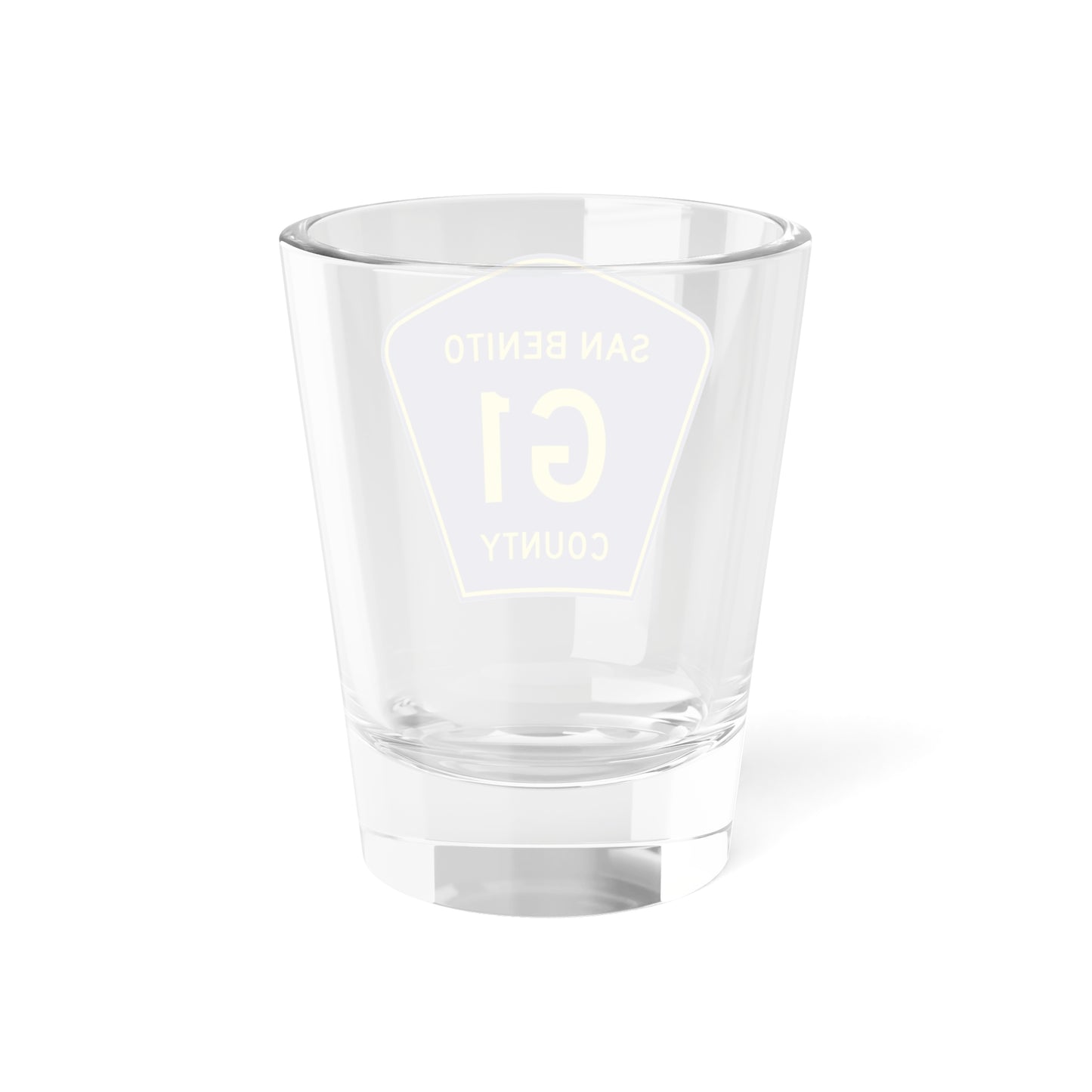 San Benito County G1 (California) (Road Sign) Shot Glass 1.5oz