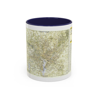 USA - Washington, Suburban (1948) (Map) Accent Coffee Mug
