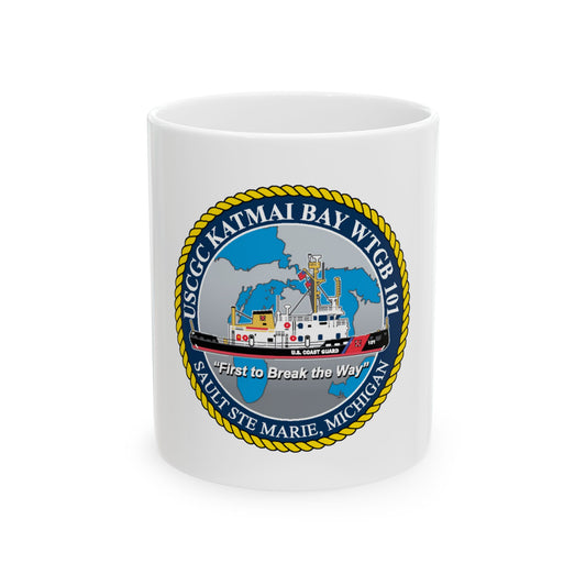 USCG Katmai Bay WTGB 101 (U.S. Coast Guard) White Coffee Mug