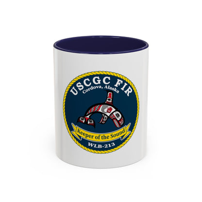 USCG FIR WLB 213 (U.S. Coast Guard) Accent Coffee Mug