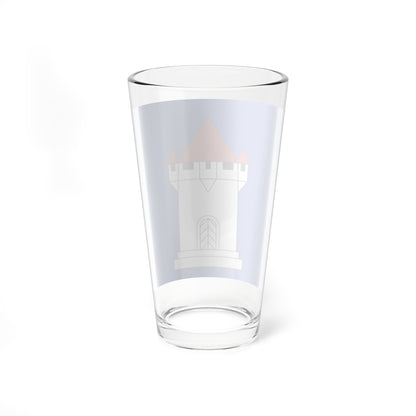 CHE Oberstrass ZH Flag (Switzerland) Pint Glass 16oz
