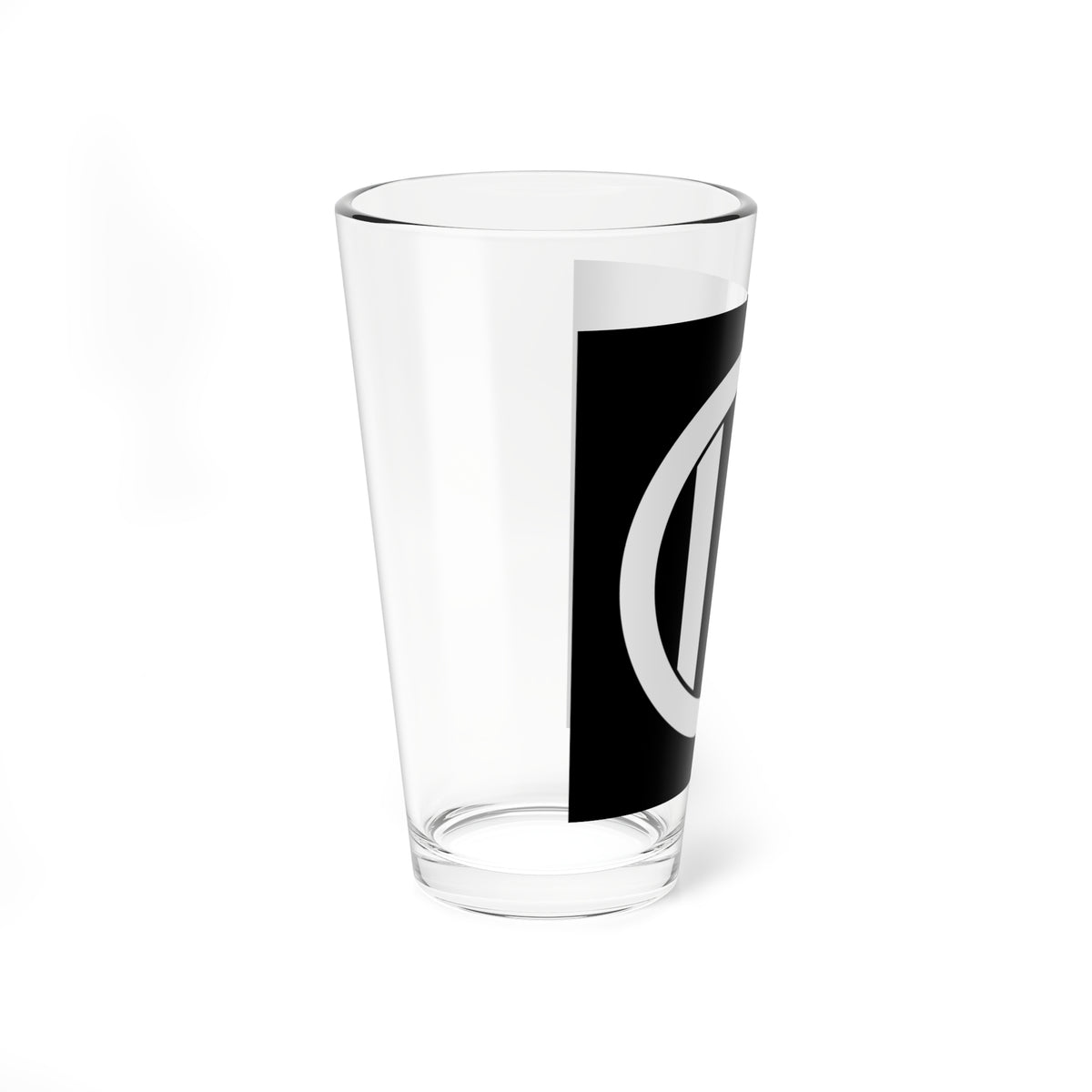 Japanese Crest Marunouti ni tate mitu Hiki (Japan) (Coat of Arms) Pint Glass 16oz
