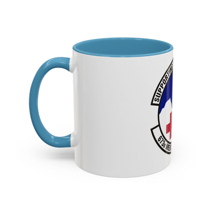 673d Medical Support Squadron (U.S. Air Force) Accent Coffee Mug