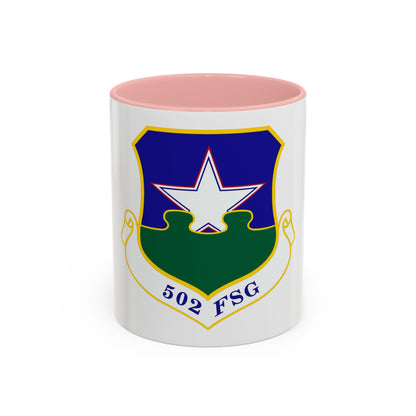 502d Force Support Group (U.S. Air Force) Accent Coffee Mug