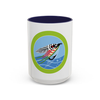 Fly Fishing (Boy Scout Merit Badge) Accent Coffee Mug