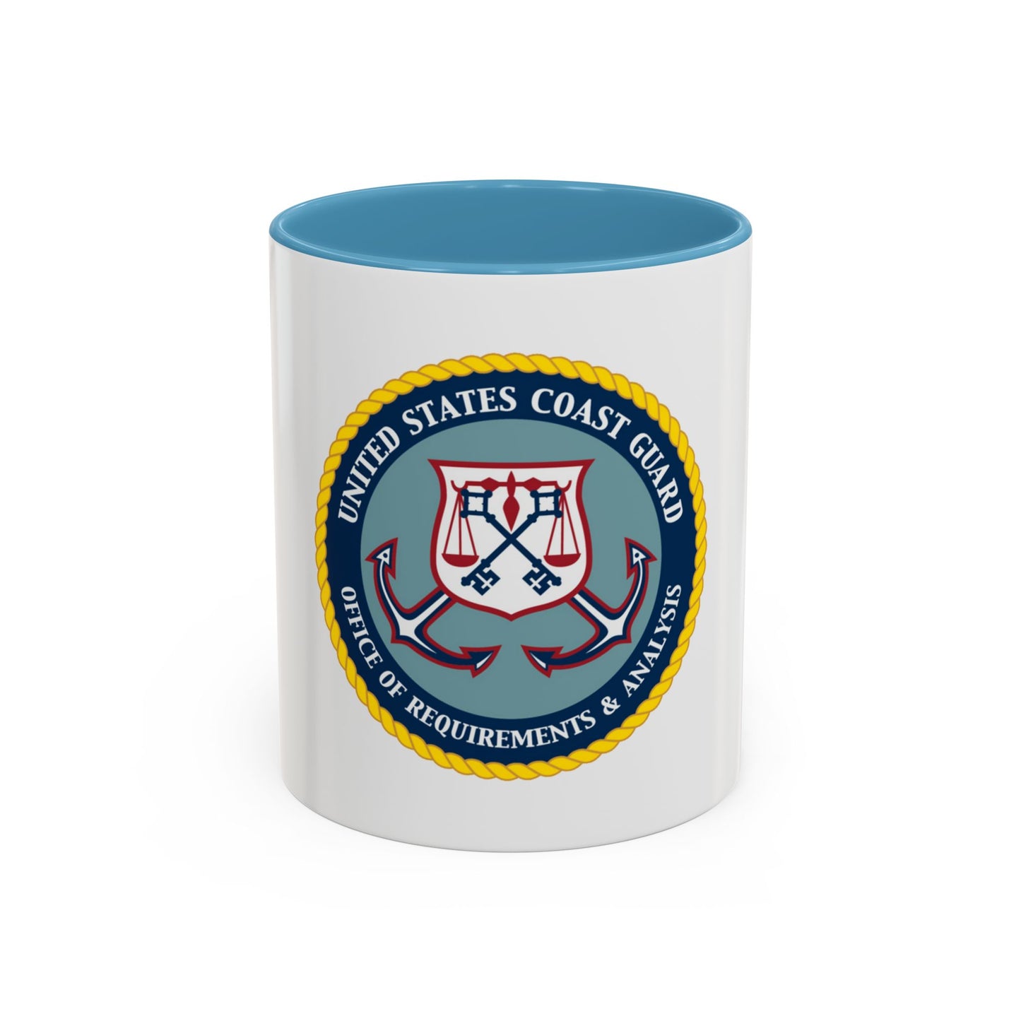 USCG Office of Requirements & Analysis (U.S. Coast Guard) Accent Coffee Mug
