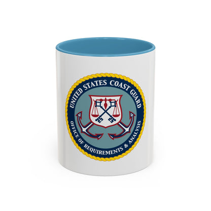 USCG Office of Requirements & Analysis (U.S. Coast Guard) Accent Coffee Mug