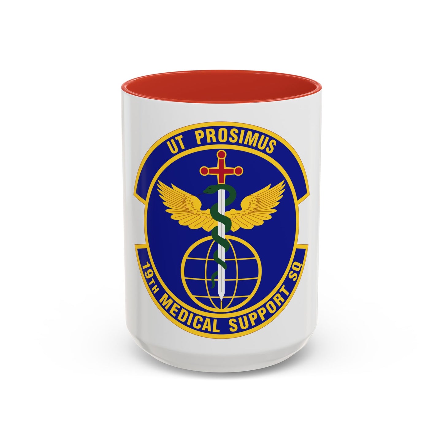 19th Medical Support Squadron (U.S. Air Force) Accent Coffee Mug