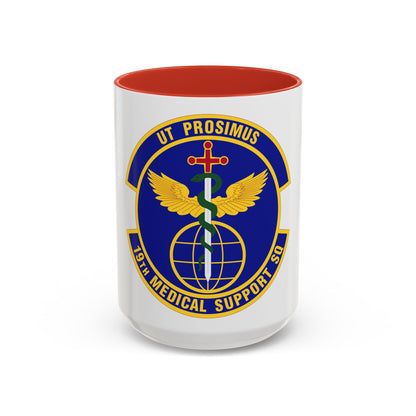 19th Medical Support Squadron (U.S. Air Force) Accent Coffee Mug