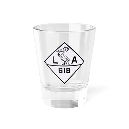 Louisiana 618 1924 (Louisiana) (Road Sign) Shot Glass 1.5oz