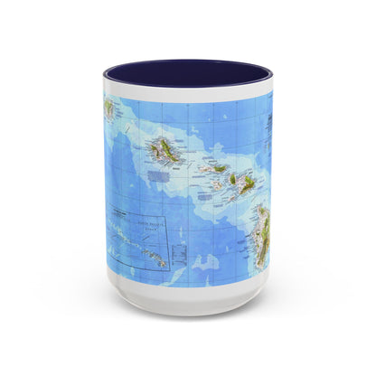 USA - Hawaii (1976) (Map) Accent Coffee Mug