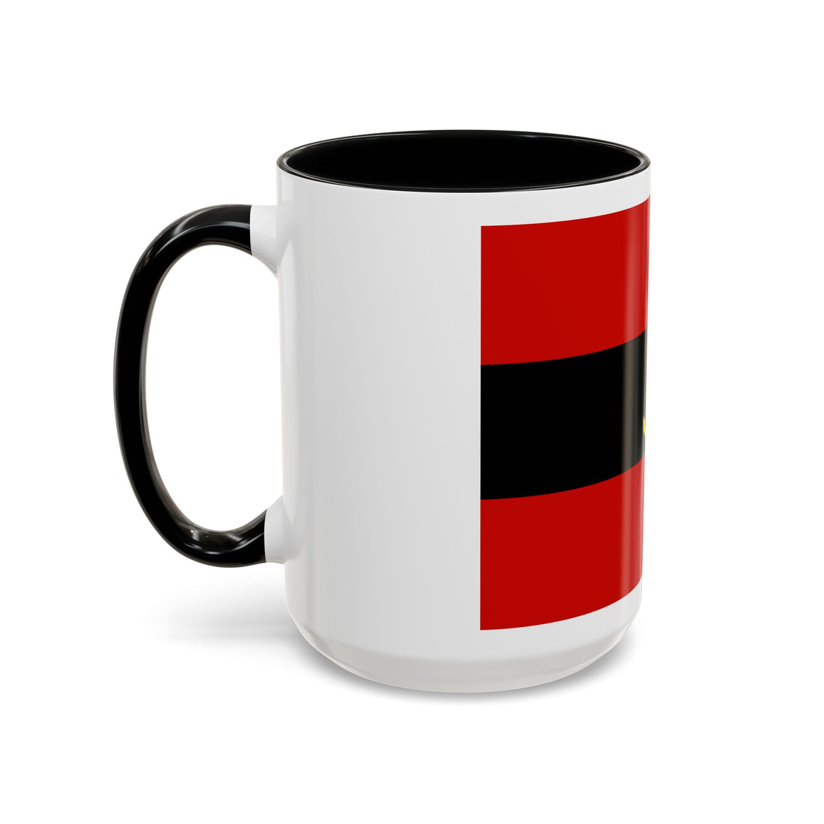 Naval Ensign of Albania 1946 to 1954 - Accent Coffee Mug