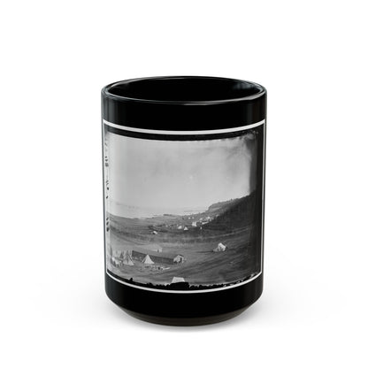 Aquia Creek Landing, Va. View Of The Federal Supply Depot (U.S. Civil War) Black Coffee Mug