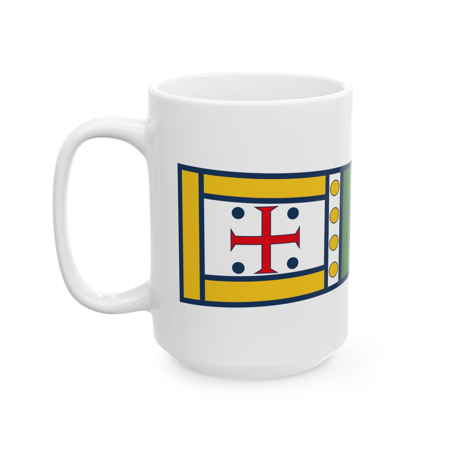 Gonfalon of William the Conqueror (France) White Coffee Mug