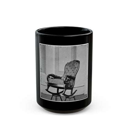 Washington, D.C. Rocking Chair Used By President Lincoln In Ford's Theater (U.S. Civil War) Black Coffee Mug