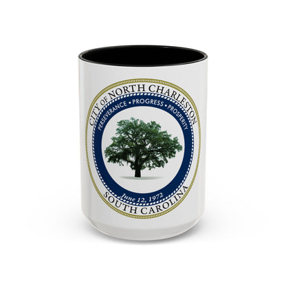 Seal of North Charleston South Carolina - Accent Coffee Mug