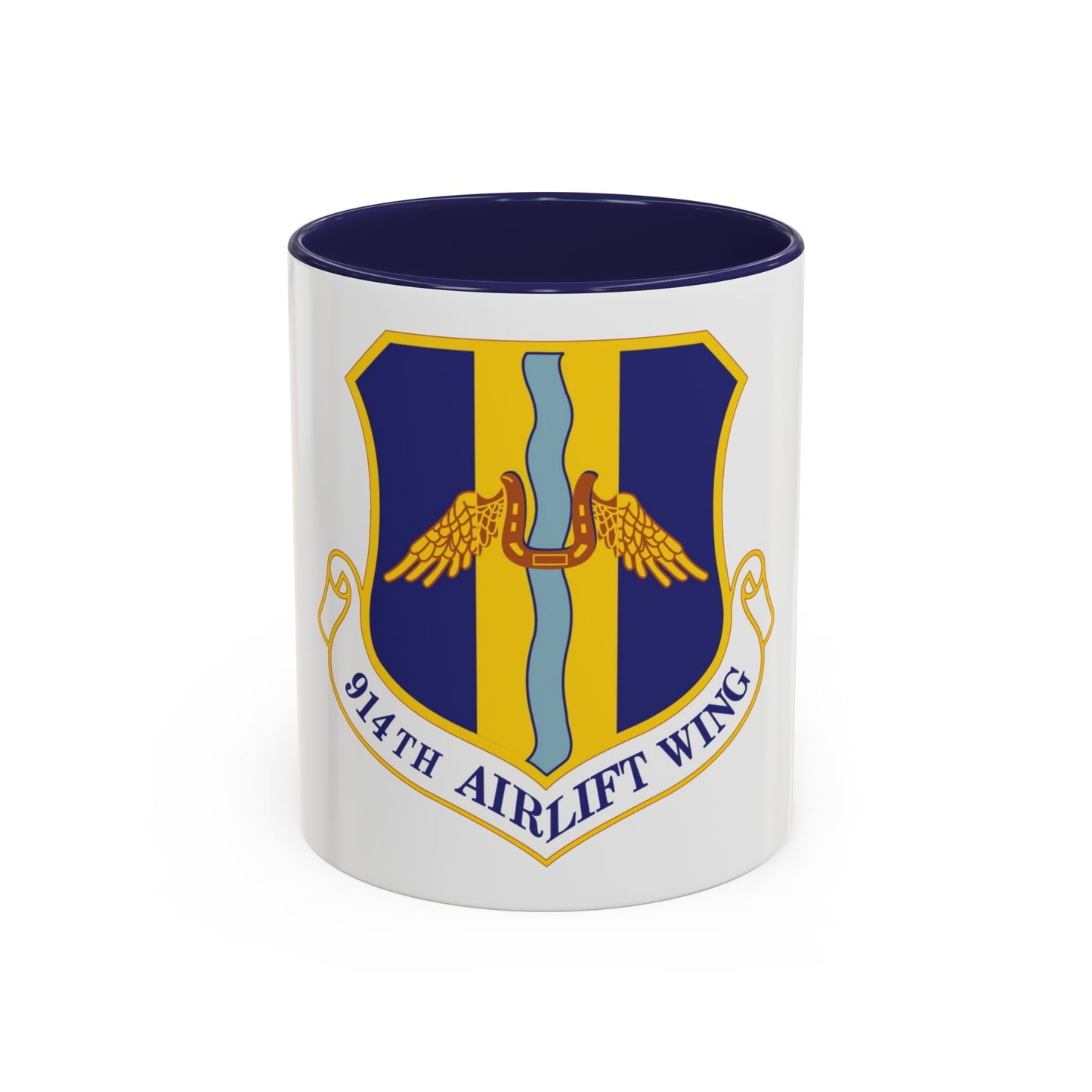 914th Airlift Wing (U.S. Air Force) Accent Coffee Mug