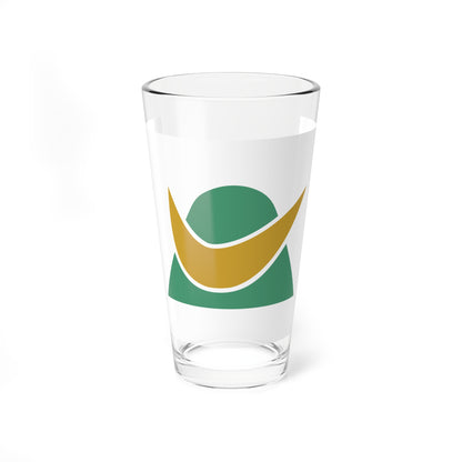 Flag of Shinshiro Aichi (Japan) Pint Glass 16oz