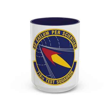 716th Test Squadron (U.S. Air Force) Accent Coffee Mug