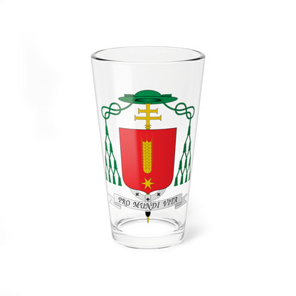 Escudo de Alberto Taveira Corrêa (Spain) (Coat of Arms) Pint Glass 16oz