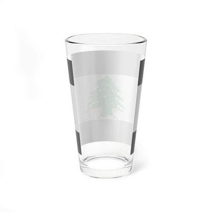 Flag of Lebanon - Cedar Tree (Lebanon) Pint Glass 16oz