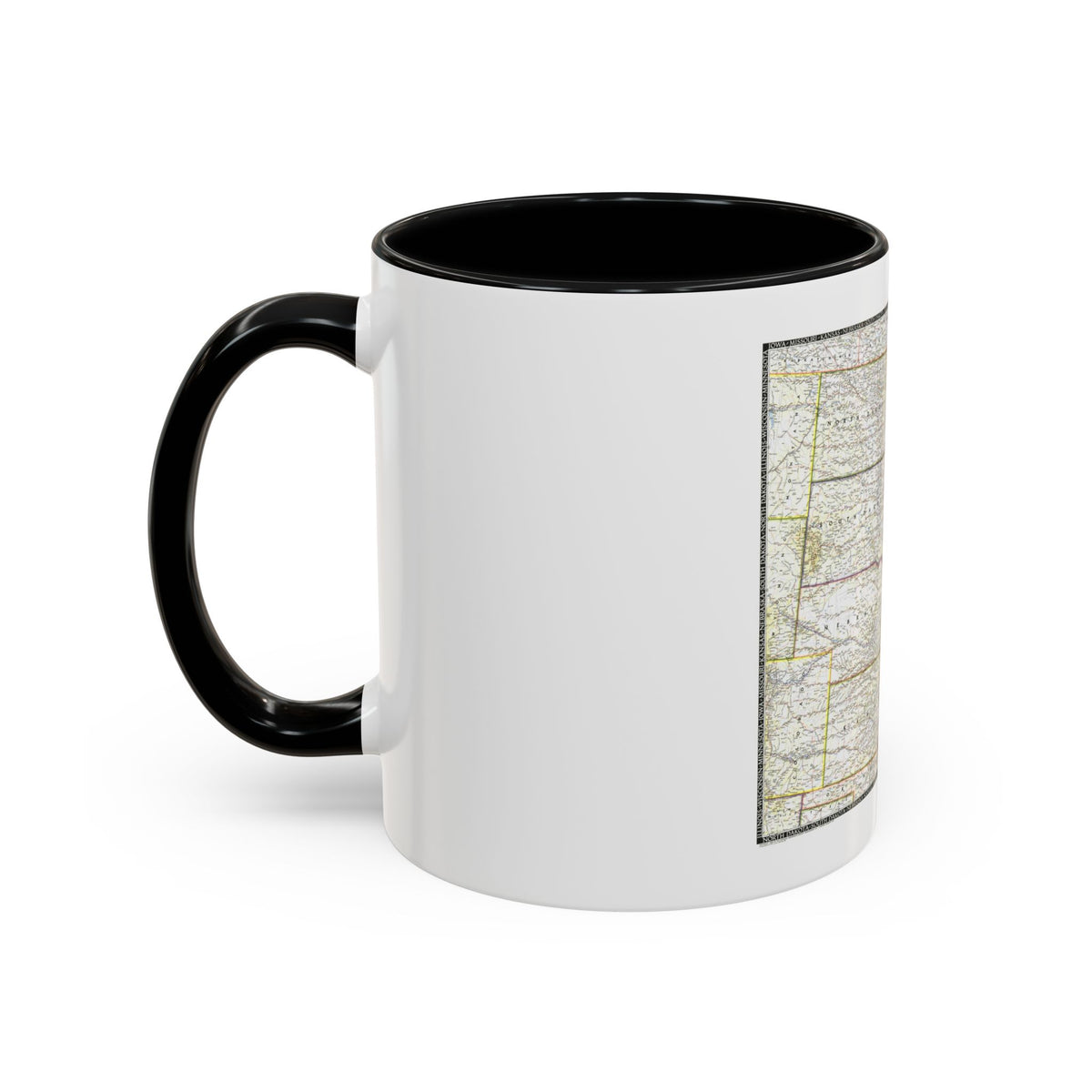 USA - North Central (1948) (Map) Accent Coffee Mug