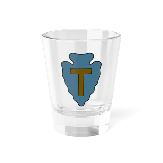 36th Infantry Division CSIB (U.S. Army) Shot Glass 1.5oz