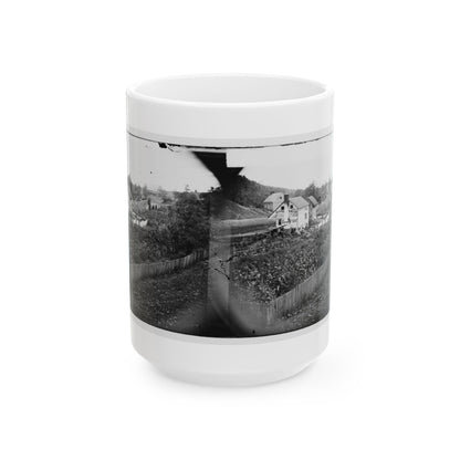 Antietam, Maryland. Bridge Across The Antietam. Northeast View (U.S. Civil War) White Coffee Mug