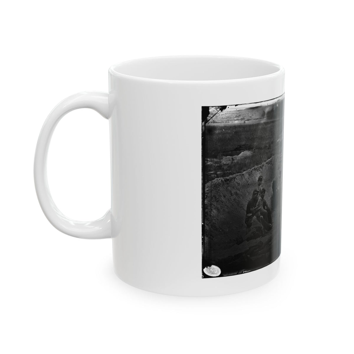 Morris Island, South Carolina. Full Sap (U.S. Civil War) White Coffee Mug
