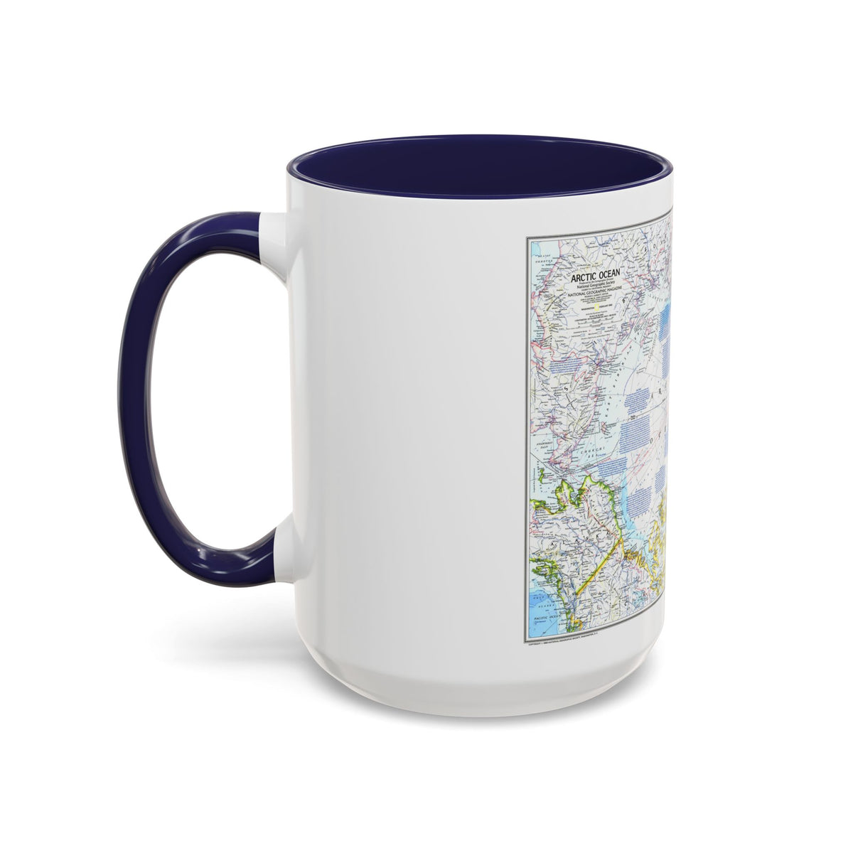 Arctic Ocean (1983) (Map) Accent Coffee Mug