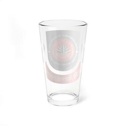 Seal of the National Security Intelligence NSI (Bangladesh) (Coat of Arms) Pint Glass 16oz