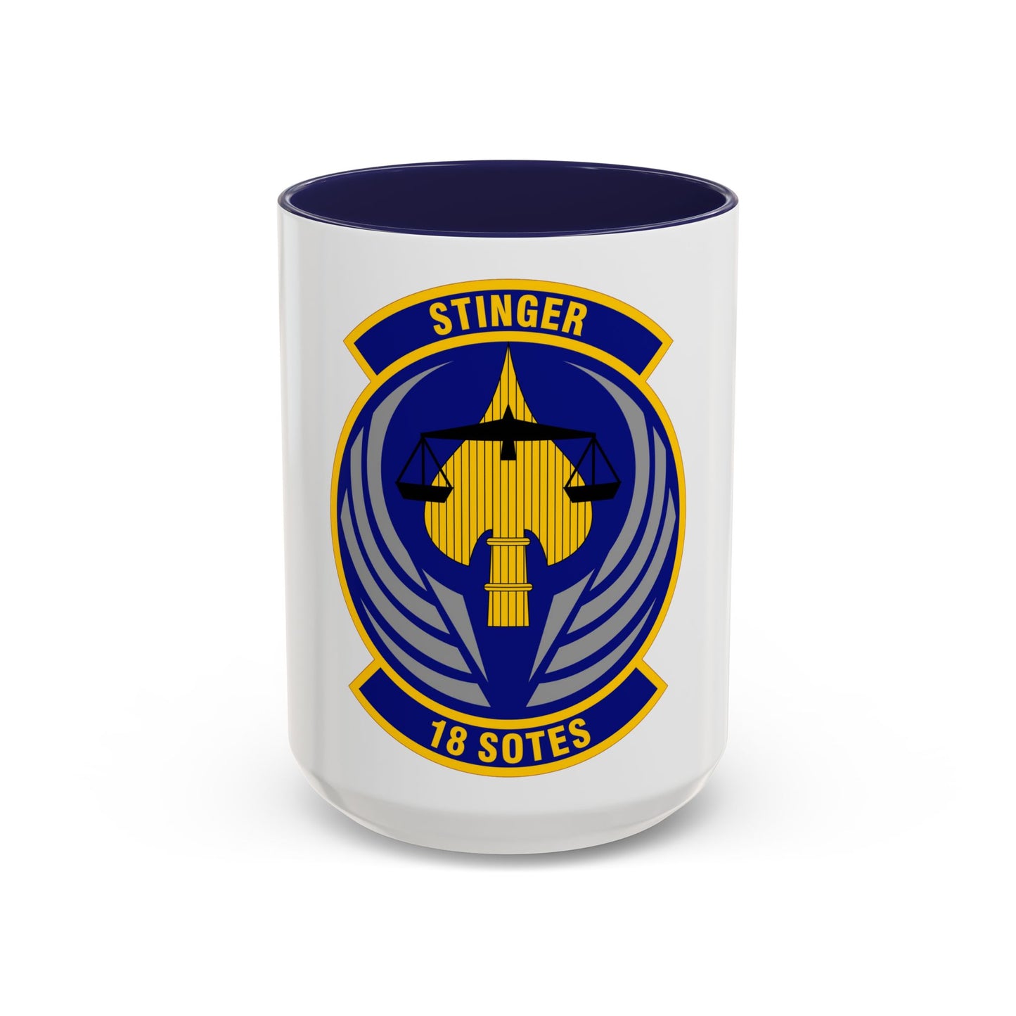 18 Special Operations Test and Evaluation Squadron AFSOC (U.S. Air Force) Accent Coffee Mug