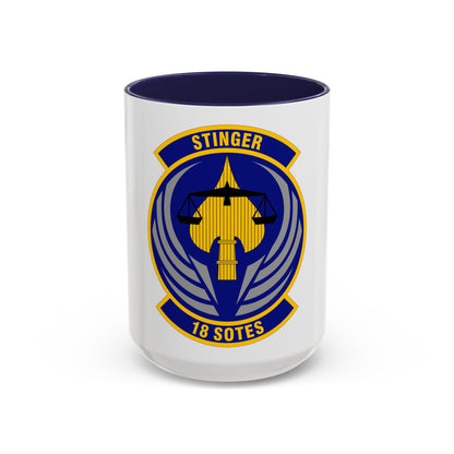 18 Special Operations Test and Evaluation Squadron AFSOC (U.S. Air Force) Accent Coffee Mug
