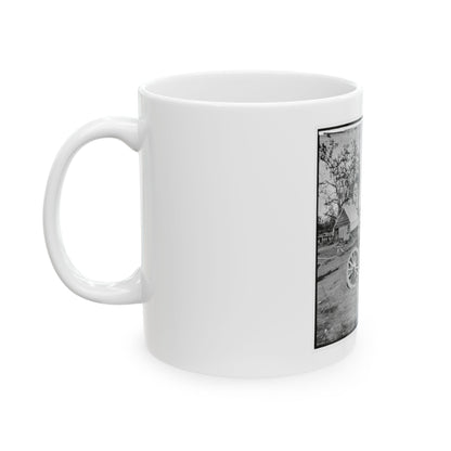 Broadway Landing, Appomattox River, Virginia. Park Of Artillery (U.S. Civil War) White Coffee Mug