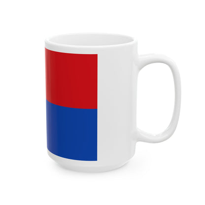 Flag of Cartago Province Costa Rica - White Coffee Mug-Go Mug Yourself