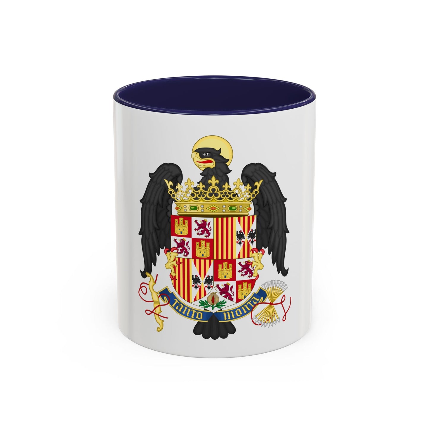Coat of Arms of Queen Isabella of Castile (1492-1504) - Accent Coffee Mug