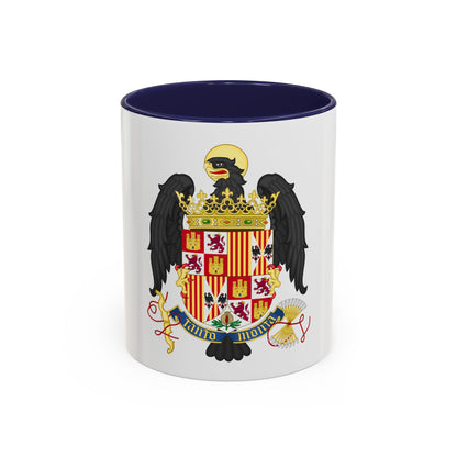 Coat of Arms of Queen Isabella of Castile (1492-1504) - Accent Coffee Mug