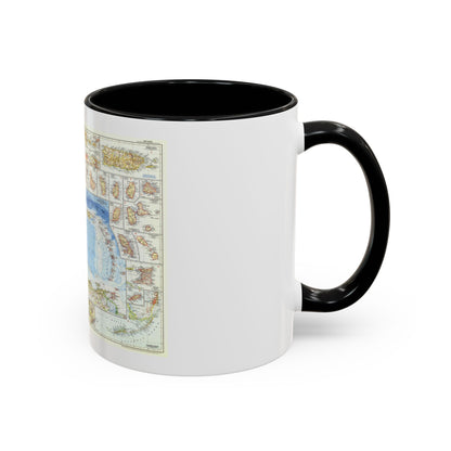 West Indies (1954) (Map) Accent Coffee Mug