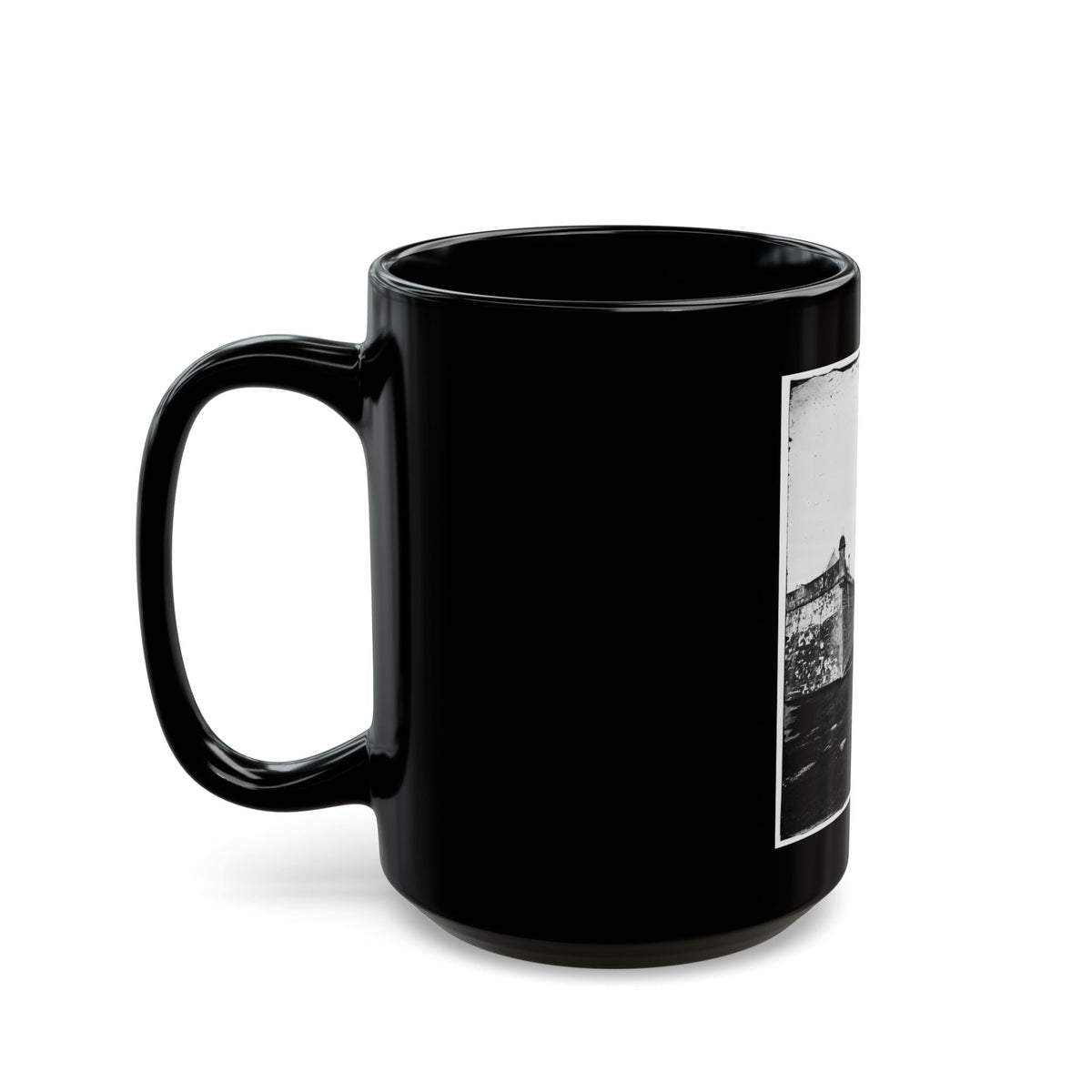 Saint Augustine, Fla. Bastions Of Fort Marion (U.S. Civil War) Black Coffee Mug