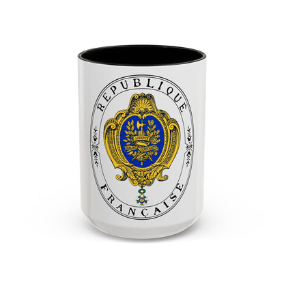 Coat of arms of the French Republic (1905) - Accent Coffee Mug