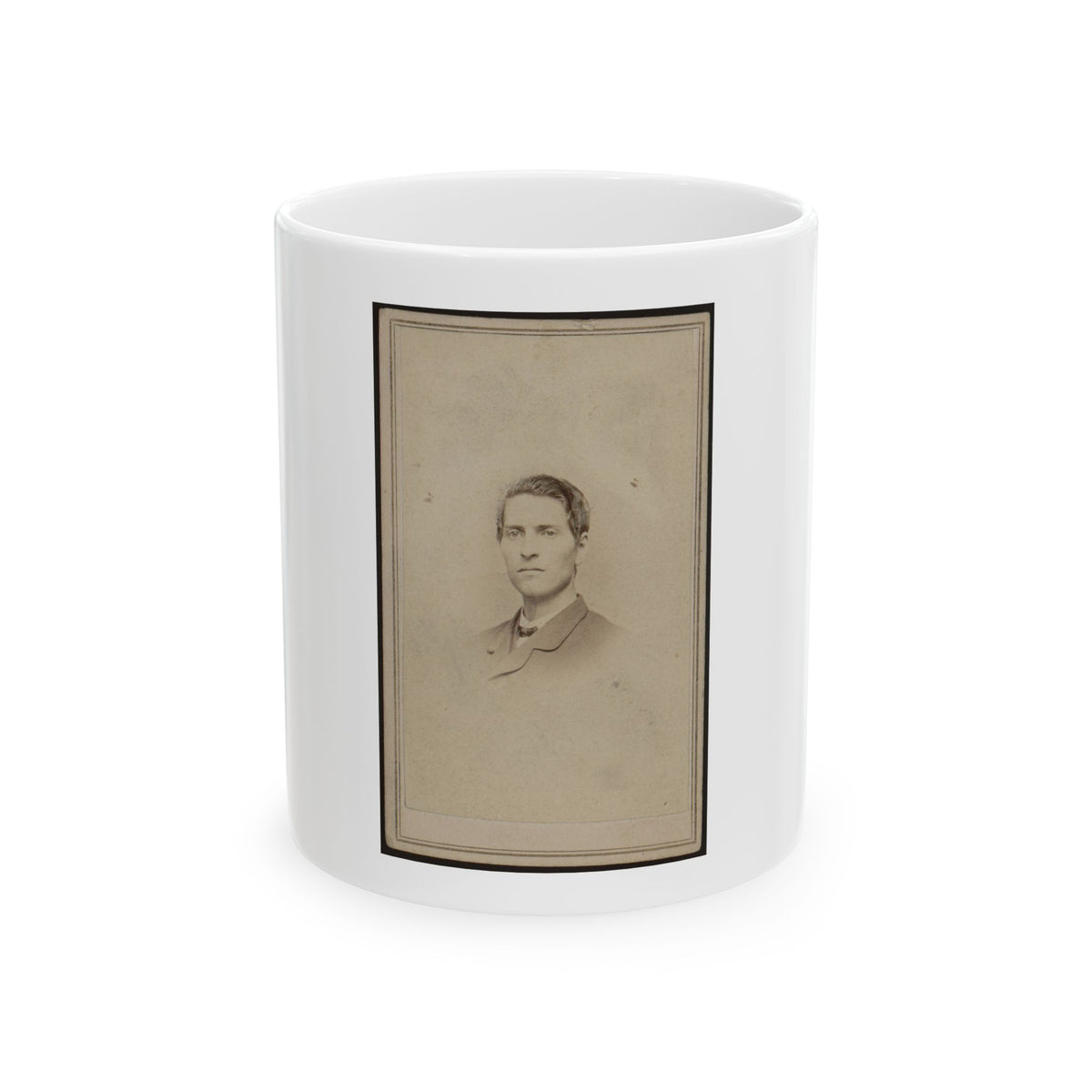 Anson Rider, Junior, Bust Portrait, Facing Slightly Left (U.S. Civil War) White Coffee Mug