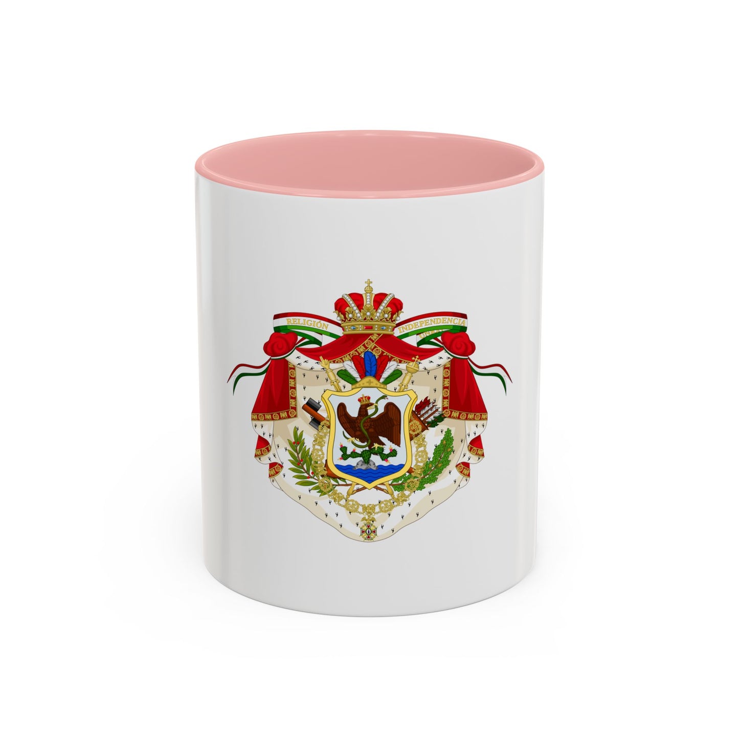 Coat of Arms of the First Mexican Empire - Accent Coffee Mug