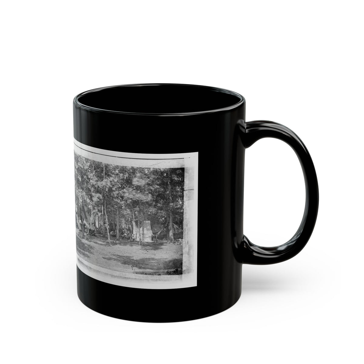 Bealeton, Virginia. Camp Of Company B, 93d New York Volunteers (U.S. Civil War) Black Coffee Mug