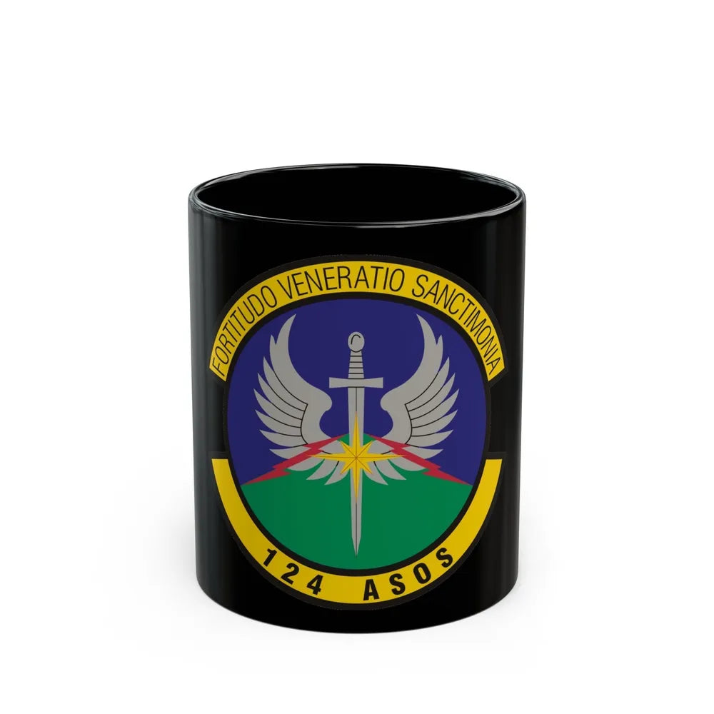 124th Air Support Operations Squadron (U.S. Air Force) Black Coffee Mug-11oz-Go Mug Yourself