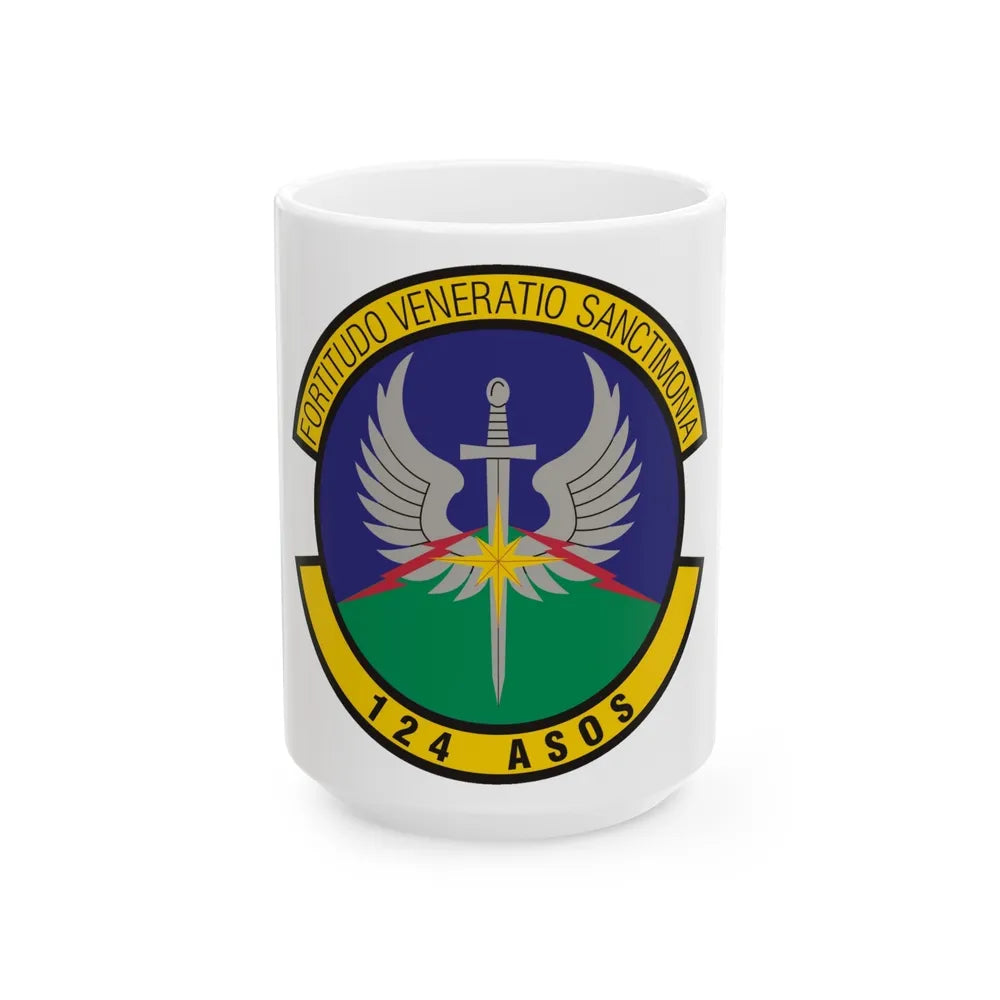 124th Air Support Operations Squadron (U.S. Air Force) White Coffee Mug-15oz-Go Mug Yourself