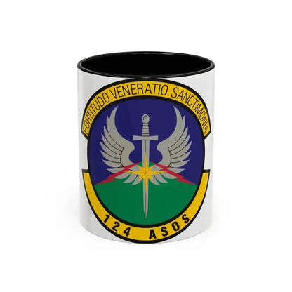124th Air Support Operations Squadron (U.S. Air Force) Accent Coffee Mug 11oz Black - Go Mug Yourself