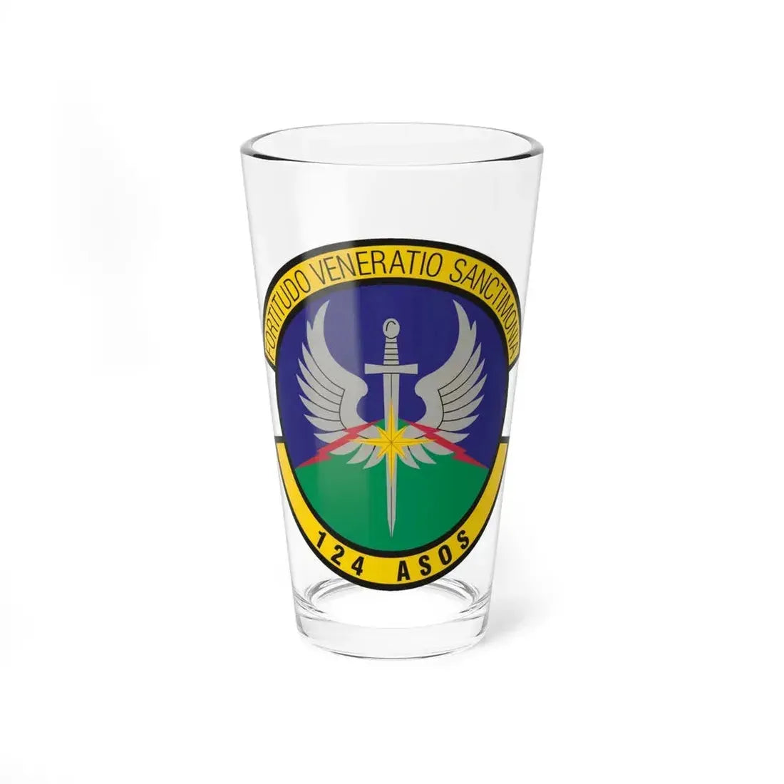 124th Air Support Operations Squadron (U.S. Air Force) Pint Glass 16oz 16oz - Go Mug Yourself