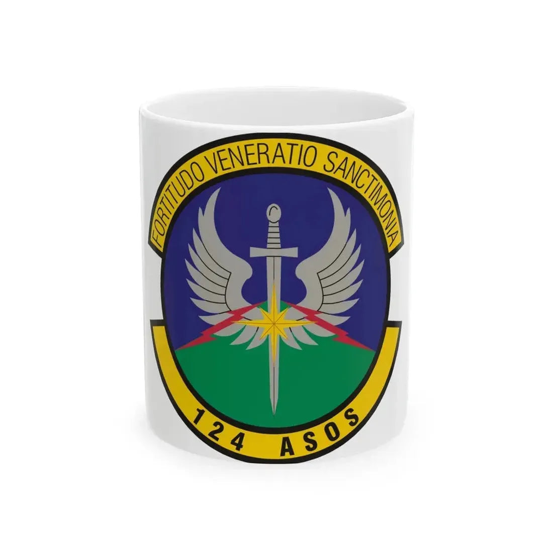 124th Air Support Operations Squadron (U.S. Air Force) White Coffee Mug 11oz - Go Mug Yourself