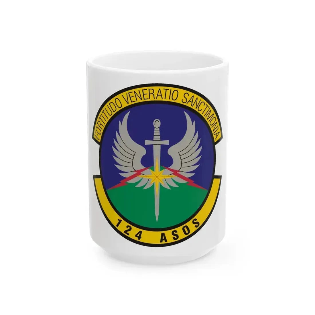 124th Air Support Operations Squadron (U.S. Air Force) White Coffee Mug 15oz - Go Mug Yourself