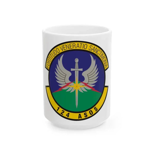 124th Air Support Operations Squadron (U.S. Air Force) White Coffee Mug 15oz - Go Mug Yourself